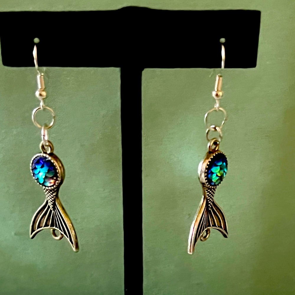 ✨ Handmade Mermaid Earrings